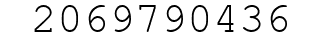 Number 2069790436.