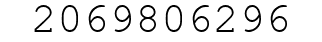 Number 2069806296.