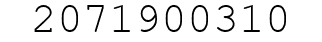 Number 2071900310.