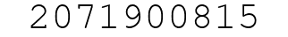 Number 2071900815.