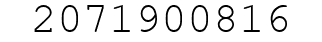 Number 2071900816.