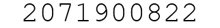 Number 2071900822.
