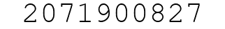 Number 2071900827.
