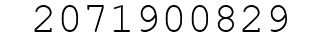 Number 2071900829.