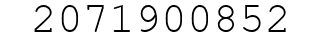 Number 2071900852.