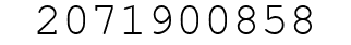 Number 2071900858.