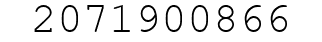 Number 2071900866.