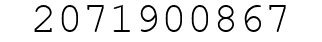 Number 2071900867.
