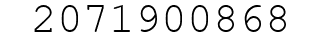 Number 2071900868.
