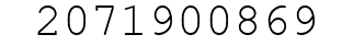 Number 2071900869.