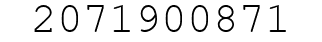 Number 2071900871.