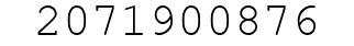 Number 2071900876.