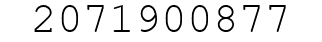 Number 2071900877.