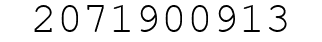 Number 2071900913.