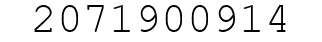 Number 2071900914.