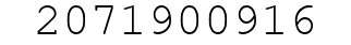 Number 2071900916.