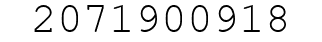 Number 2071900918.
