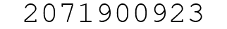 Number 2071900923.