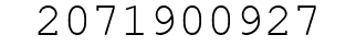 Number 2071900927.