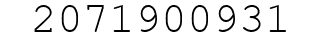 Number 2071900931.