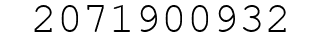 Number 2071900932.