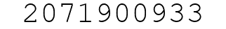 Number 2071900933.
