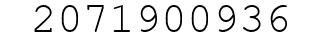 Number 2071900936.