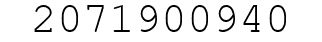 Number 2071900940.