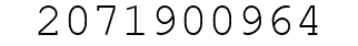 Number 2071900964.