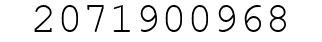 Number 2071900968.