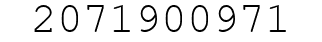 Number 2071900971.