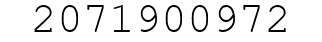 Number 2071900972.