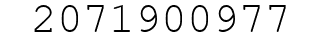 Number 2071900977.