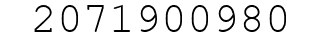 Number 2071900980.