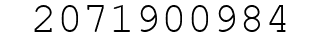 Number 2071900984.