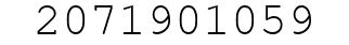 Number 2071901059.