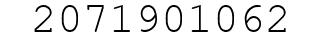 Number 2071901062.