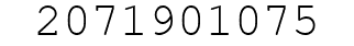 Number 2071901075.