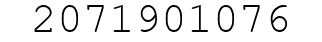 Number 2071901076.