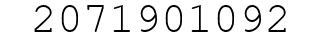 Number 2071901092.