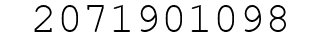 Number 2071901098.