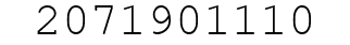 Number 2071901110.