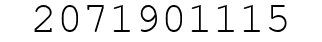 Number 2071901115.
