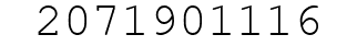 Number 2071901116.