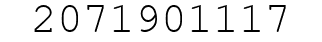 Number 2071901117.