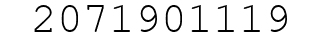 Number 2071901119.