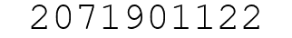 Number 2071901122.