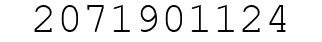 Number 2071901124.