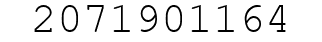 Number 2071901164.