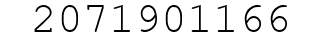 Number 2071901166.